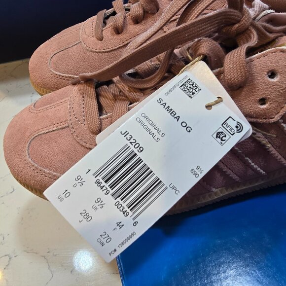 [JI3209] Adidas Originals Mens Samba OG Warm Clay Wonder Taupe *NEW* SIZE 10 - Picture 3 of 14
